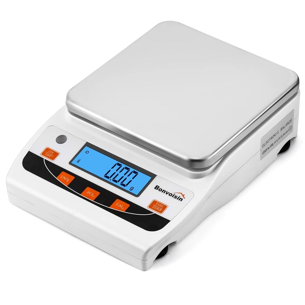 Bonvoisin デジタルはかり 5000gx0.01g 精密電子はかり Amazon | Bonvoisin 最新型 デジタルはかり 電子スケール 0.01g